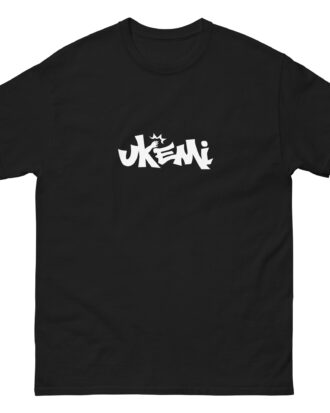 UKEMI T-shirt with white text